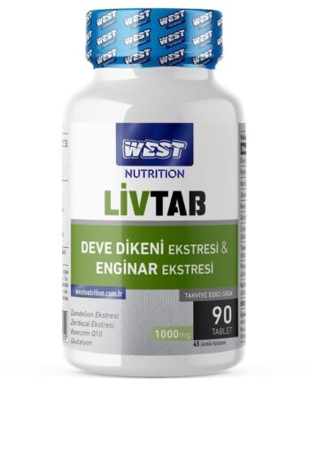 West Nutrition West Livtab Deve Dikeni Milk Thistle Enginar Karahindiba Ekstresi Ve Glutatyon 90 Tablet X 1000 Mg