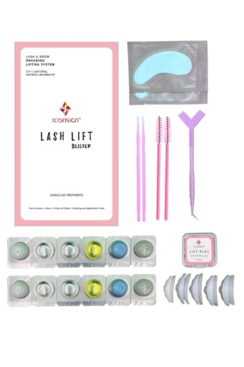 iconsign Lash Lift Kirpik Lifting, Kaş Laminasyon Seti, Kirpik Perması, Lash Lift Eko Paket