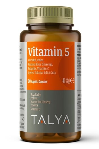 Talya Vitamin 5 Arı Sütü, Polen, Kırmızı Kore Ginsengi, Propolis, Vitamin C Içeren Takviye Edici Gıda