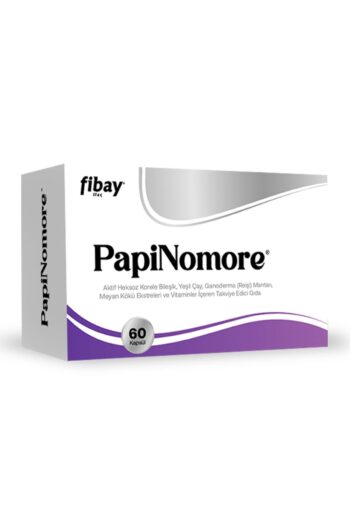 Fibay Papinomore 60 Kapsül (AKTİVE HEKSOZ KORELE BİLEŞİK, GANODERMA, YEŞİL ÇAY EKSTRESİ)