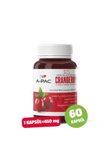 Kızılcık Sepeti A-pac Cranberry Turna Yemişi Kızılcık Ekstresi Vitamin C 450 ml 60 Kapsül