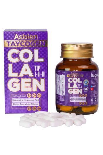 ASBİEN Taycogen 60 Tab. Tip 1 -2 -3 Biotin, Resveratrol,Hyaluronik Asit,Silisyum, B Complex