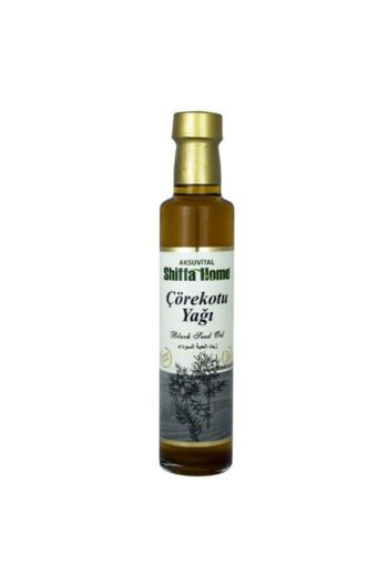 Shiffa Home Çörekotu Yağı 250ml Cam Şişe Soğuk Pres Çörek Otu Yağı