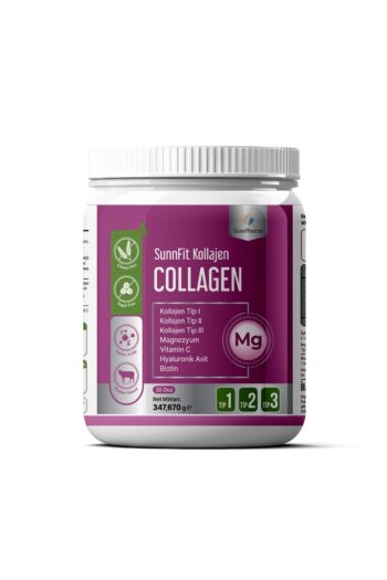 SunnPharma SunnFit Kollajen Hidrolize Kollajen Peptitleri,Magnezyum,Hyaluronik Asit,Vitamin C,Biotin