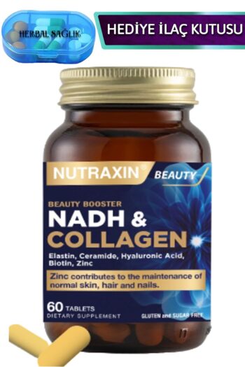 Nutraxin Nadh Kolajen (Collagen-Elastin-Seramid-Hyaluronik Asit-Biotin-Çinko) 60 Adet Tablet