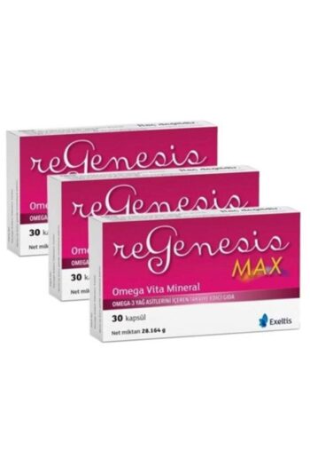 regenesis Max Omega Vita Mineral 30 Kapsül 3'lü