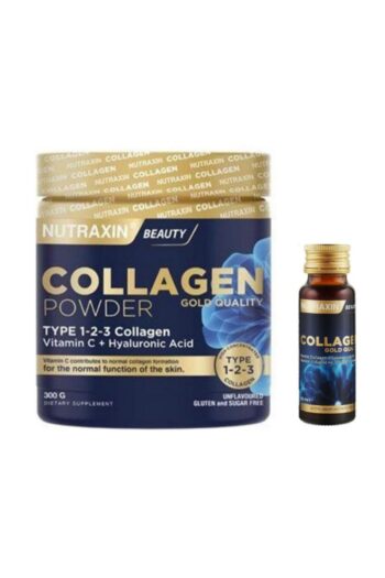 Nutraxin Collagen Powder Gold Quality 300gr + 1 Adet Collagen Shot 50ml Hediyeli Set
