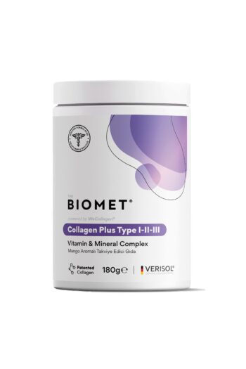 Biomet Collagen Plus 5000 Mg Kolajen Tip 1-2-3 Arı Sütü Biotin %100 Saf Ve Doğal Diyet Takviyesi