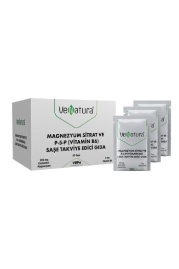 Venatura Magnezyum Sitrat Ve P-5-p (vitamin B6) Takviye Edici Gıda 60 Saşe