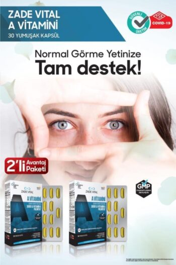Zade Vital A Vitamini 30 Yumuşak Kapsül - Blister X2 (2'Lİ AVANTAJ PAKETİ)