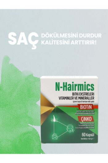 n-hairmics Saç Dökülmesine Karşı Destek, Bitki Ekstreleri Vitamin ve Mineralleri İçeren 60 Kapsül