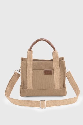Housebags Kadın Kahverengi Kanvas Tote Bag 232