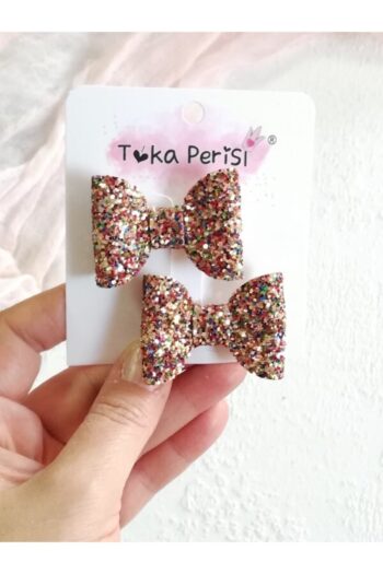 Toka Perisi Bebek Pudra Miks Glitter Pırıltılı Fiyonk Klips Toka