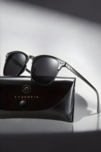 Eyesofia Saint Polarize Unisex Siyah Güneş Gözlüğü
