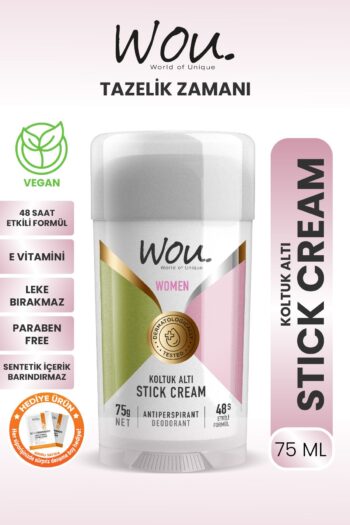 WOU World of Unique Women Koltuk Altı Stick Krem, Terleme Önleyici, 48 Saat Etkin Korum