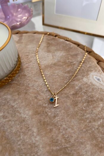 Trendy Butik Altın Kaplama Kişiye Özel Nazar Ve I Harfi Uçlu Kolye - Günlük Kullanım Için Şık Ve Modern Tasarım