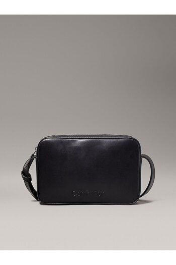 Calvin Klein Kadın Ayarlanabilir Omuz Askılı Marka Logo Baskılı Deri Siyah Omuz Çantası K60K612555-BEH