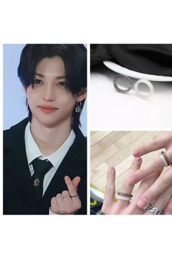 REN AKSESUAR Kpop Straykıds Hyunlix Hyunjin, Felix Yüzük