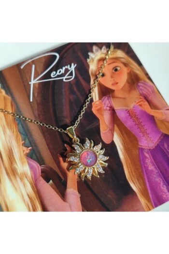 Reory Accessory Rapunzel Spinning Sun Fidget Kolye Dönen Güneş Kolye - Altın