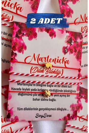 BeryDenz 2 Adet( Fil Yonca Ve Marteniçka Şans Bileklik Seti )