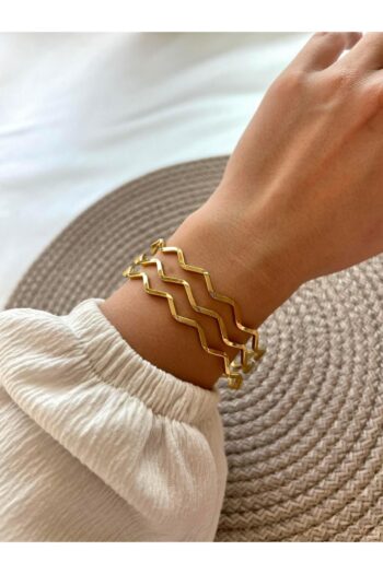 Uzay Accessories 316l Paslanmaz Çelik 68mm Üçlü Zikzak Ajda Bilezik