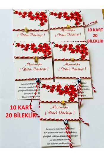 KOALA COMPANY 10 Lu Set Kartlı Marteniçka Kalp-yıldız-yonca-kelebek-kaplumbağa Figürlü Her Karttan 2 Şer Adet