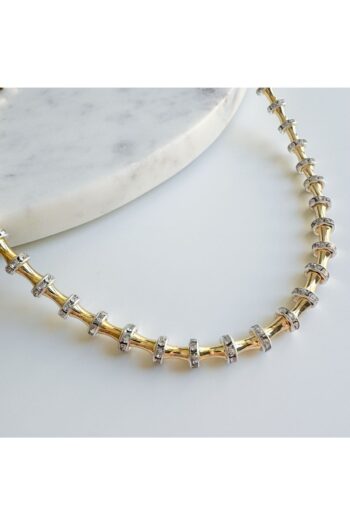 VenüsDesign gold detaylı kolye