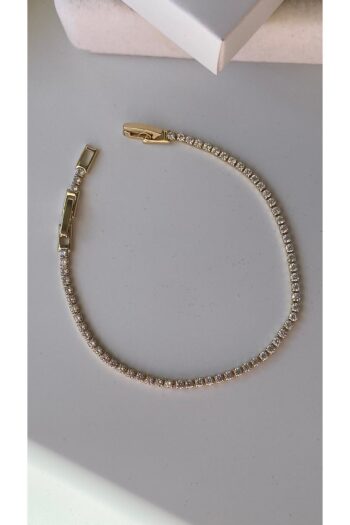 XUPING JEWELRY Xuping 14 ayar Renginde Işıl Işıl İnce Su Yolu bileklik 17+2 cm