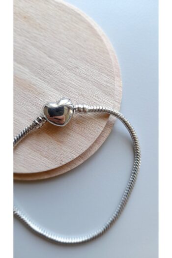 Opia JEWELRY Çelik Gümüş Silver Kalpli Bileklik