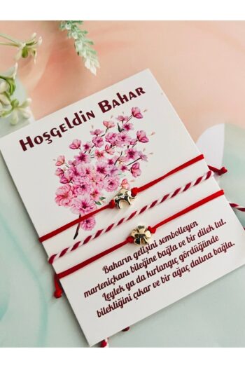 Farah Butik Marteniçka Ip Dilek Bilekliği-fil Yonca Bilekliği-hediyelik Bileklik-şans Bilekliği-kadın Bilekliği