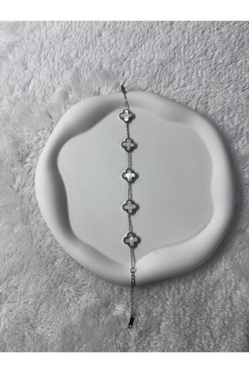 stainles steel Kadın Yonca Çelik * Gold Bileklik