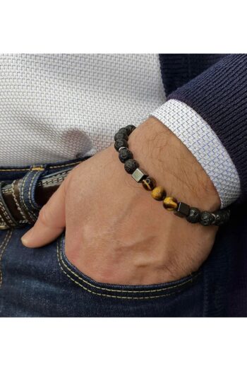 Padore Accessory Unisex - Kaplan Gözü, Lav Ve Hematit Taş Detaylı Çok Şık Doğal Taş Bileklik | Handmade