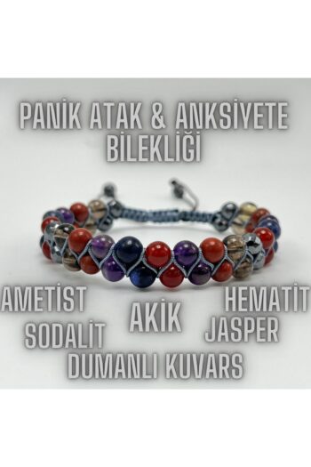 YILDIZ DOĞAL TAŞ Sertifikalı Panikatak Anksiyete Doğal Taş Bileklik Sodalit Ametist Kuvars Akik Jasper Hematit