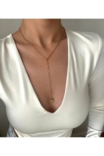 Hoop jewelery Çelik Kalp Detaylı Dekolte Kolyesi
