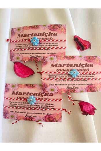 BeryDenz Seramik Boncuklu Marteniçka bileklik(kartlı+hediye paketli)
