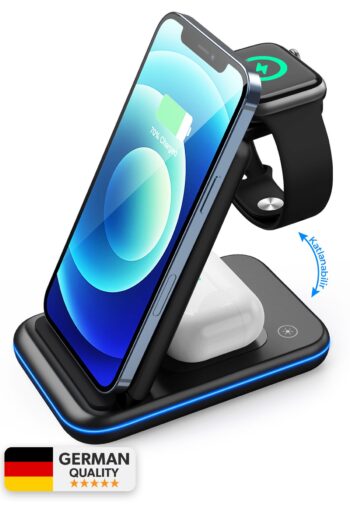 Woyax By Deji Wireless Kablosuz Şarj Standı Katlanabilir Apple Iphone-watch-airpods Uyum 15w Hızlı Telefon