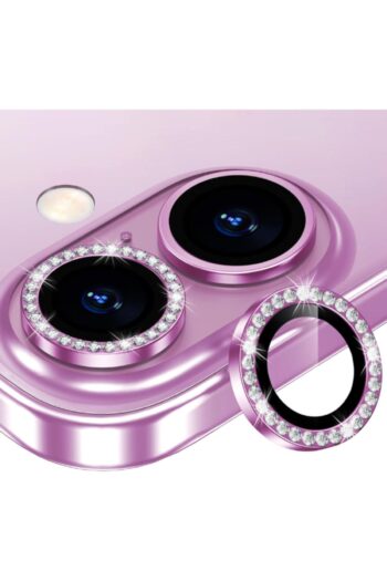 KVK PRİVACY Iphone 16 /16 Plus Uyumlu Kamera Koruma Taşlı Lens Koruyucu Temperli Cam Koruma Pink