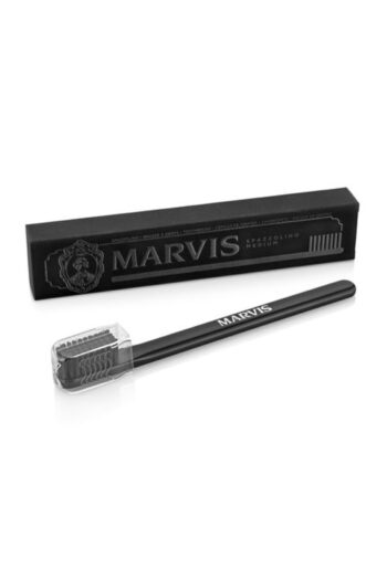 Marvis Orta Sert Medium Siyah Renk Diş Fırçası
