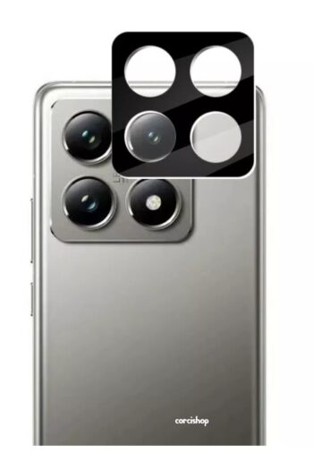 corcishop Xiaomi 14T Pro Lens Kamera Koruyucu Tam Kapatan 3D Siyah Kırılmaz Temperli Cam