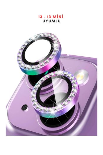 innovicase İphone 13 / 13 Mini Uyumlu Taşlı Kamera Lens Koruyucu