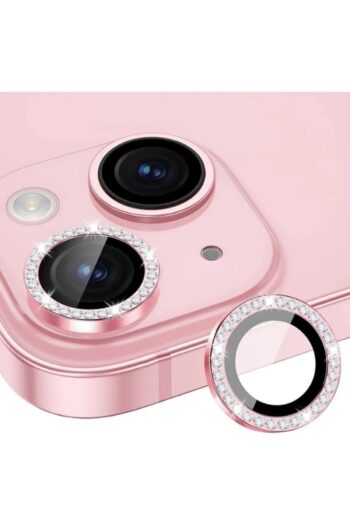 HyperAge iPhone 15 & 15 Plus  Uyumlu Elmas Taşlı Kamera Lens Koruyucu Göz Alıcı Görünüm   Kalite Pembe [2'li]