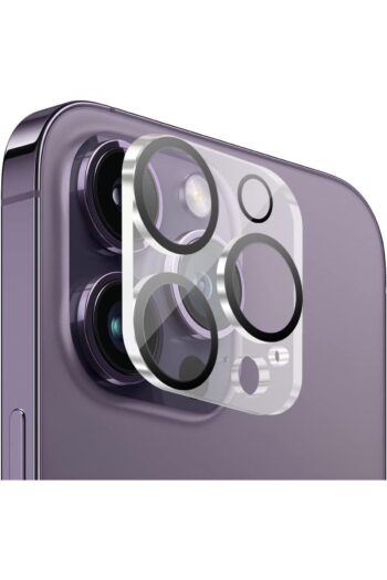 EVAX (TAM LENS) iPhone 14 Pro Max / 14 Pro Uyumlu Tek Parça Tam Kapatan Kamera Lens ve Yüzey Koruyucu