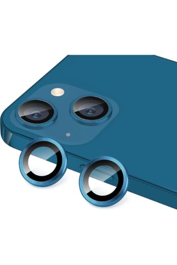 EVAX (METAL LENS) Iphone 13/13 Mini Uyumlu Kamera Koruyucu Lens Mercek Metal Çerçeveli 2li Set
