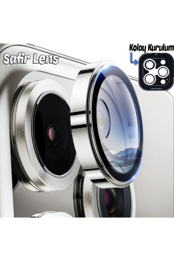 PiyasaSepeti Apple Iphone 15 Pro Max Gerçek Cam Safir Lens Koruma Gümüş