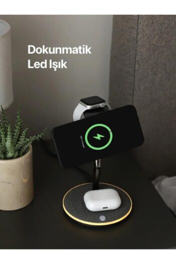Ttec Aircharger Trio M Magsafe Uyumlu 3ü1 Arada Iphone Watch Kablosuz Uyumlu Hızlı Şarj Standı