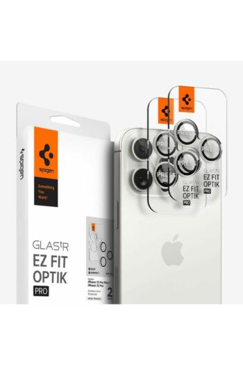Spigen İphone 16 Pro Max / 16 Pro / 15 Pro Max / 15 Pro / 14 Pro Max / 14 Pro Uyumlu Kamera Lens Camı Koruy