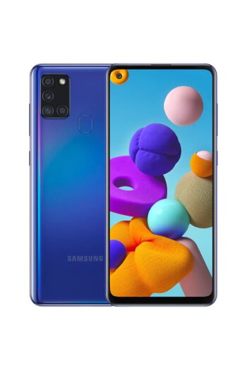 Samsung Yenilenmiş Samsung Galaxy A21s 64 GB Mavi Cep Telefonu (12 Ay Garantili) - C Kalite