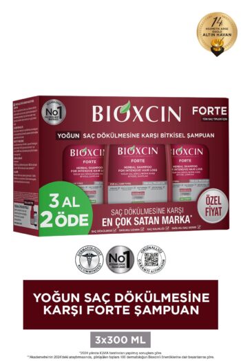 Bioxcin Forte Şampuan 3 Al 2 Öde 300 Ml - Yoğun Dökülme Şampuanı 3x300 Ml