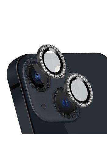 CONOCER Iphone 13 /13 Mini Taşlı 3d Kamera Lens Koruyucu Siyah [2'li Set]