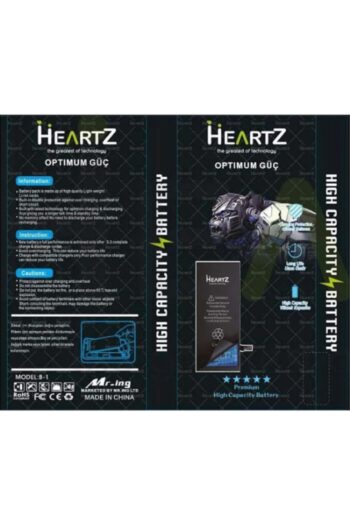 HEARTZ iPhone 11 Güçlendirilmiş Batarya A+ Kalite Güçlendirilmiş 3550 Mah Optimum Güç Batarya